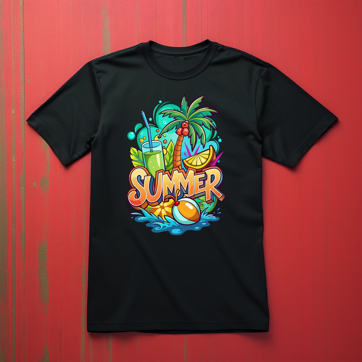 Summer_55 Vibes Graphic Tee