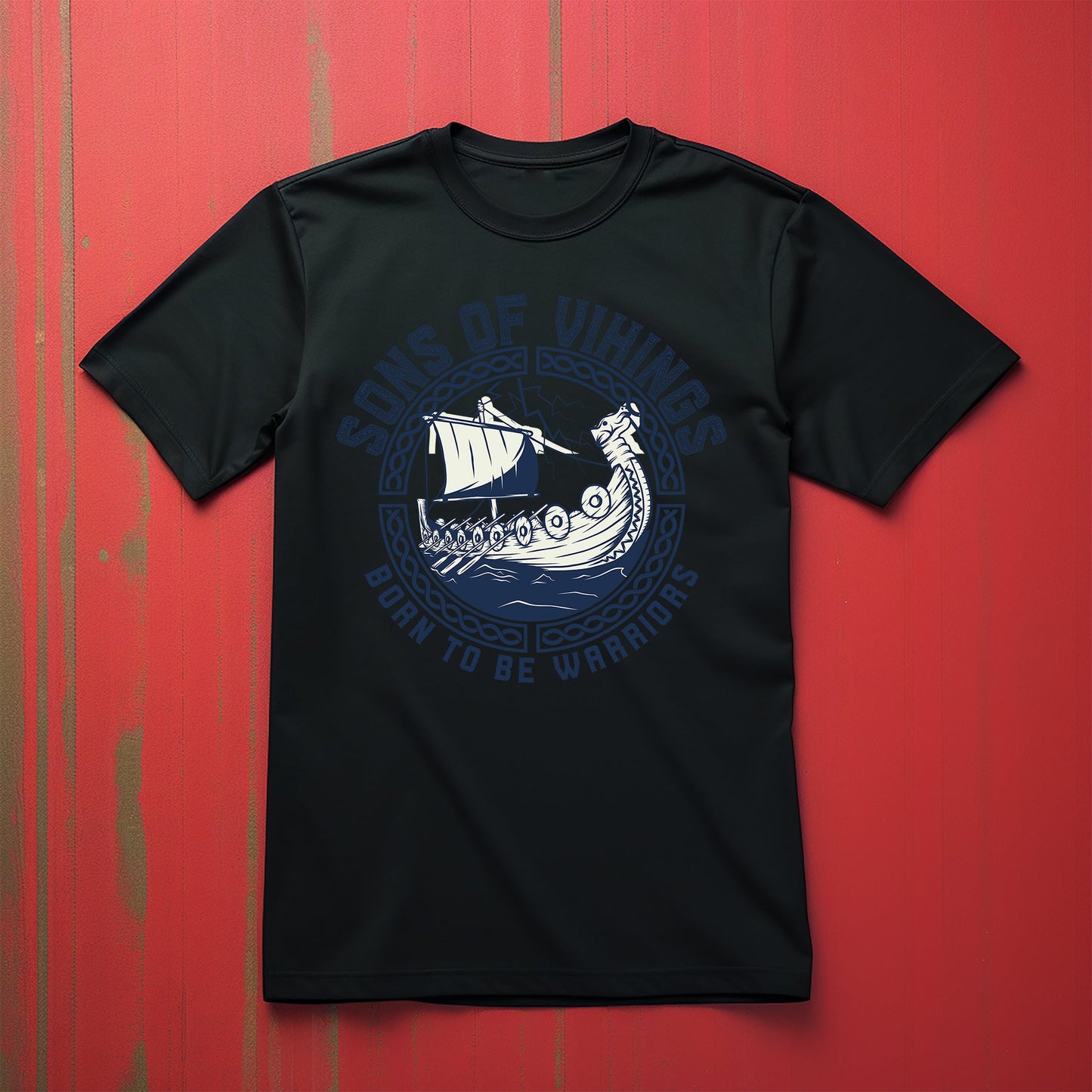Sons Of Vikings Born Warriors T-Shirt