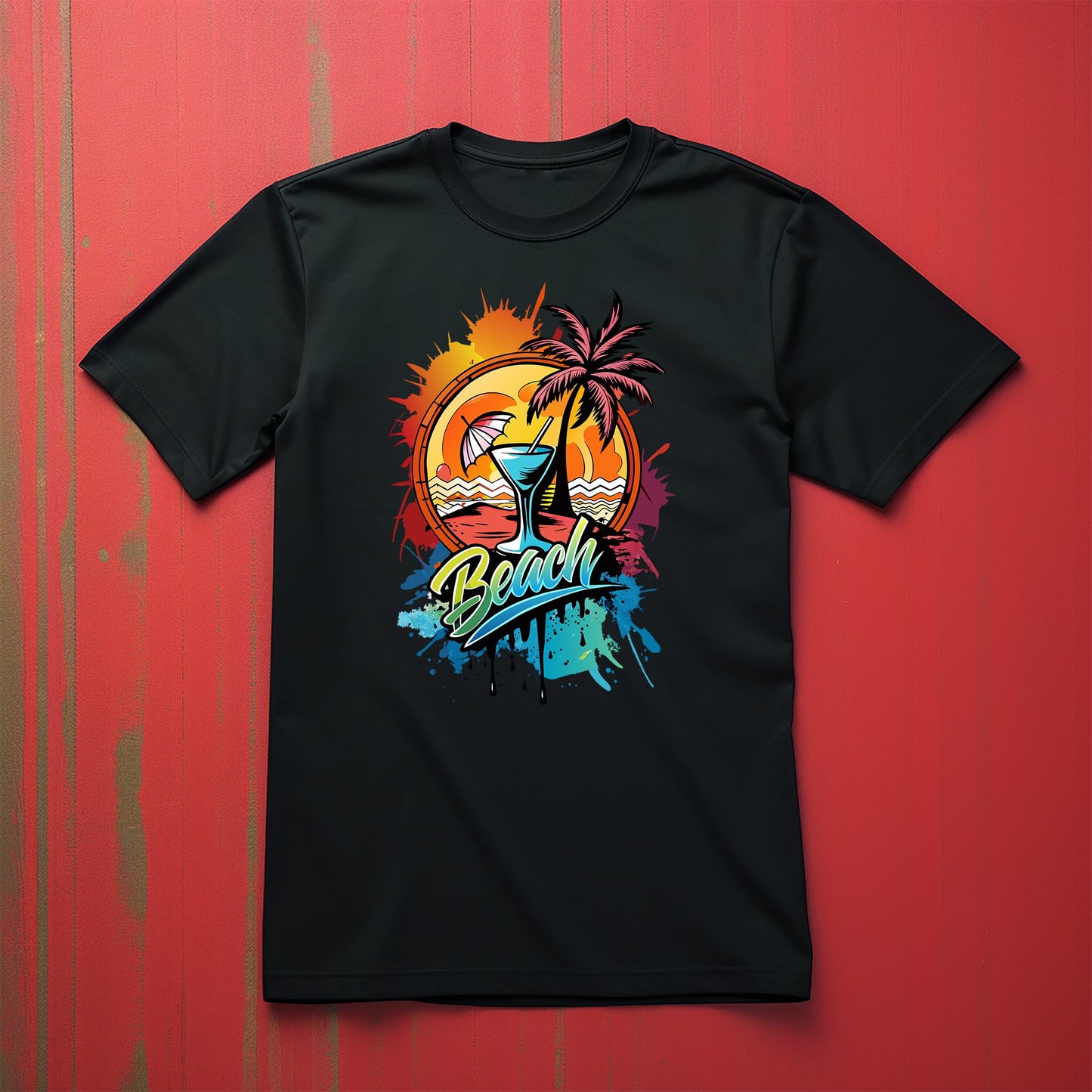 Summer_45 Vibes TShirt: Channeling