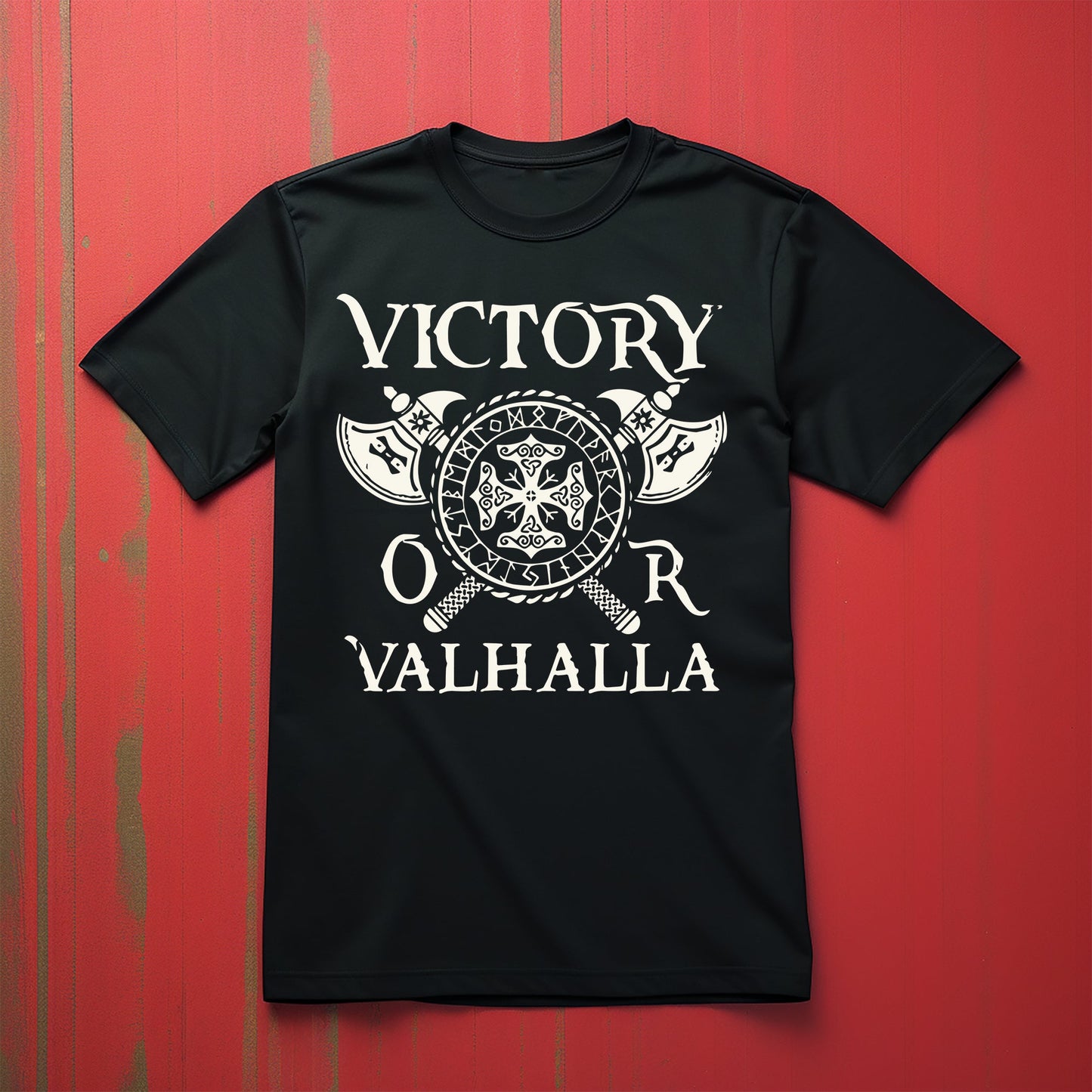 Victory or Valhalla Vikings Tee T-Shirt