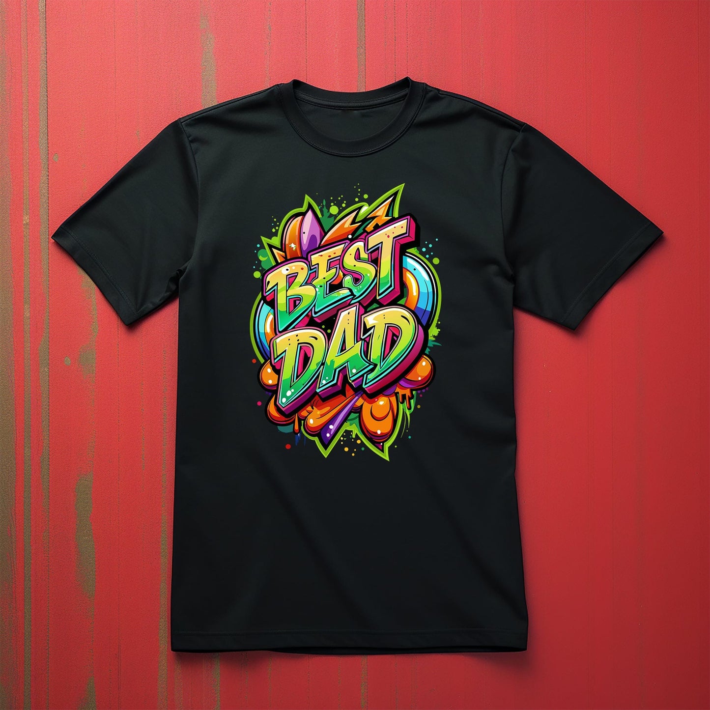 Best Dad Slime Funny TShirt for