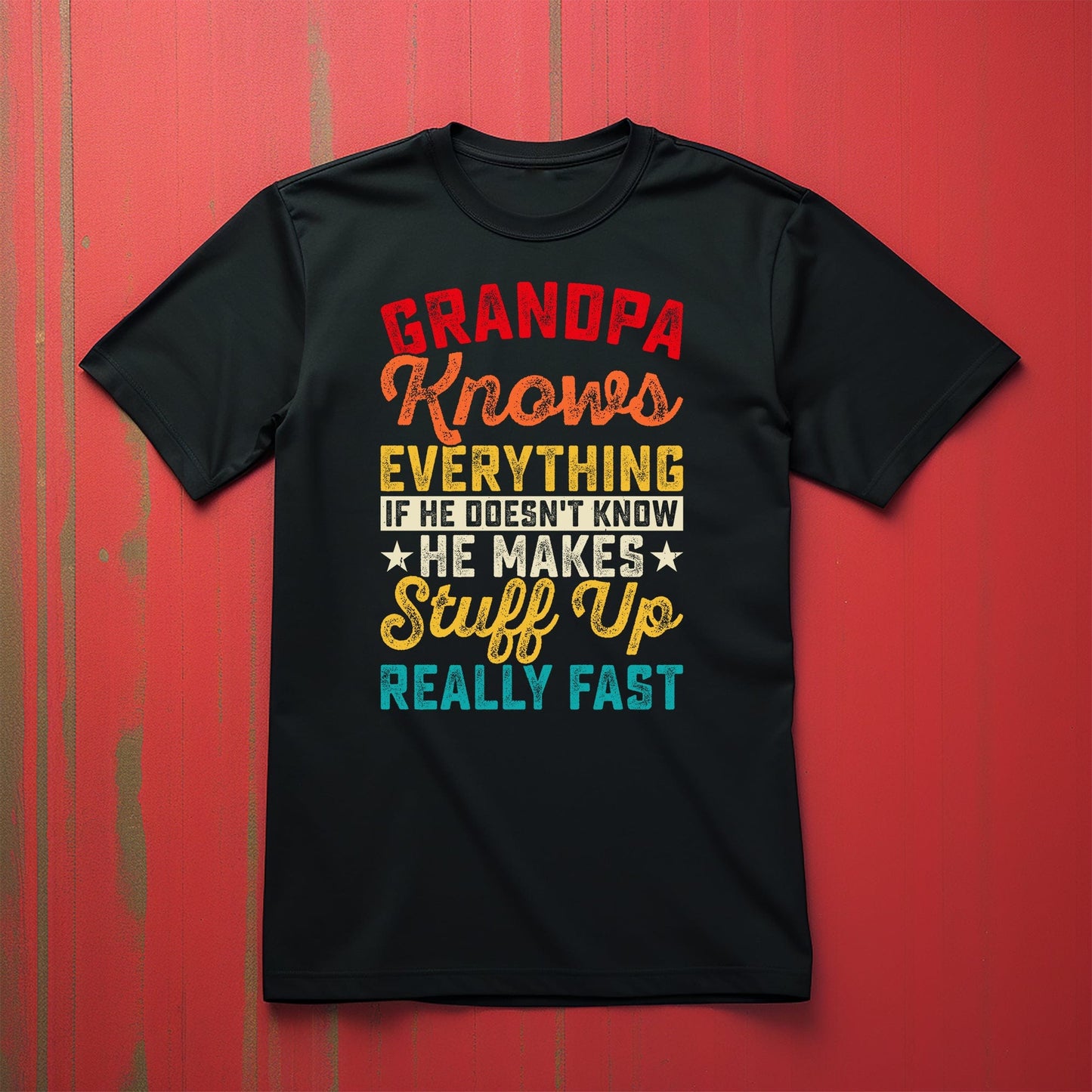 Grandpa Knows Everything T-Shirt