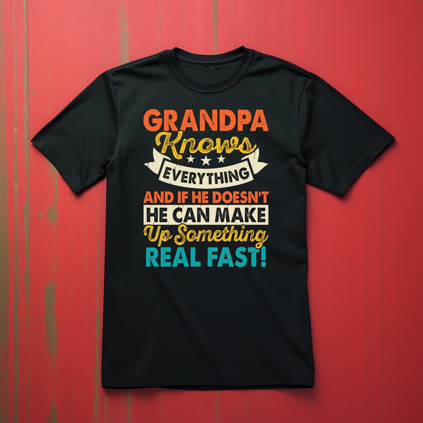 Grandpa Knows Everything 15 T-Shirt