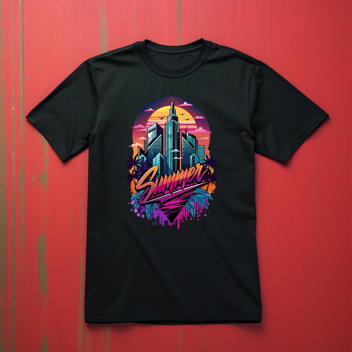 Summer_6 City Skyline TShirt