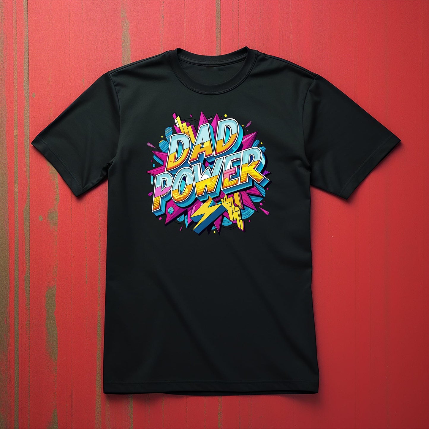 Retro Dad Power TShirt Channel