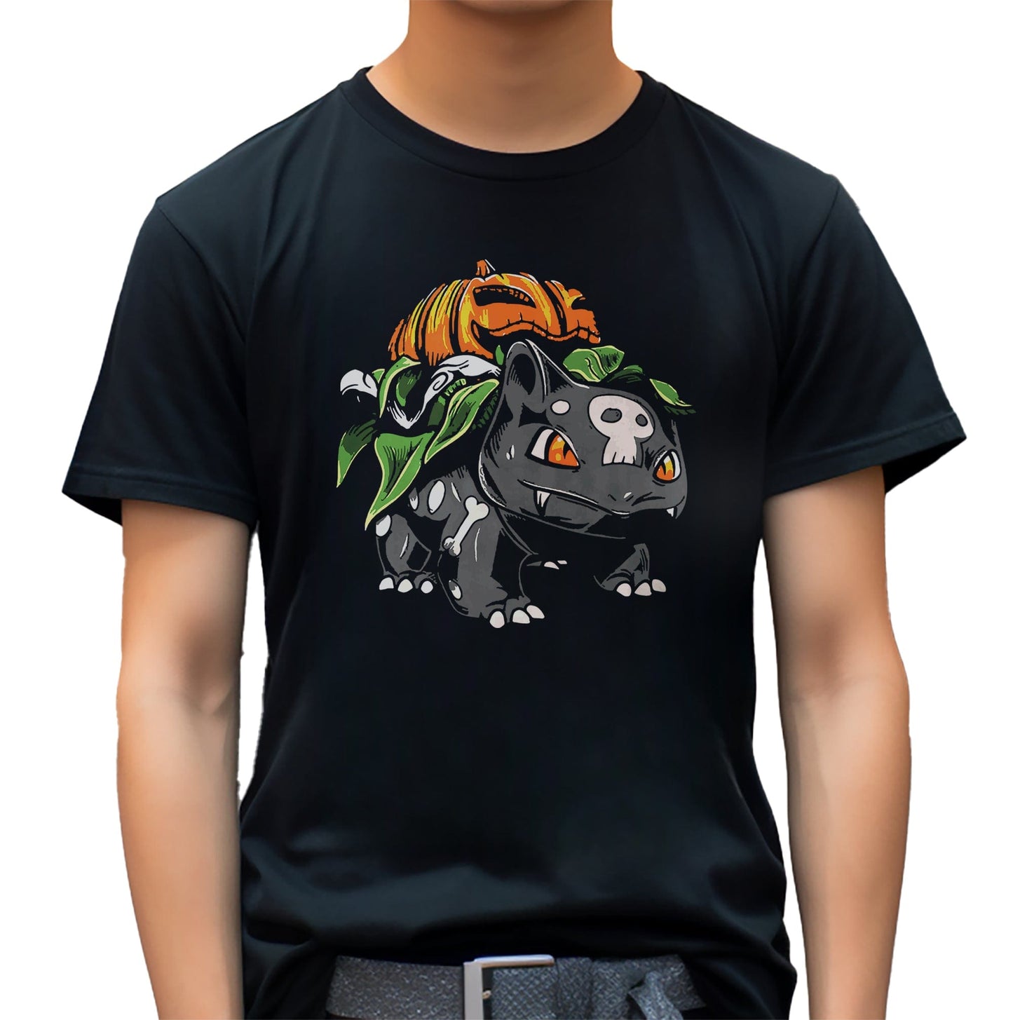 Cute Halloween Bulbasaur T-Shirt