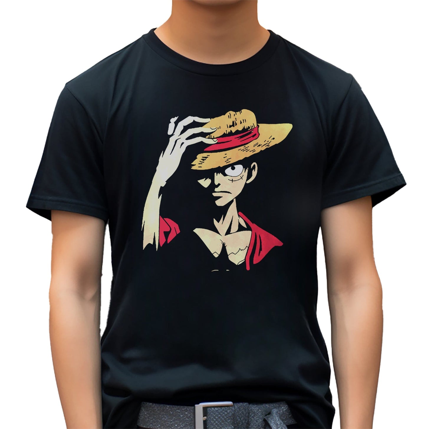 Straw Hat Head t-shirt