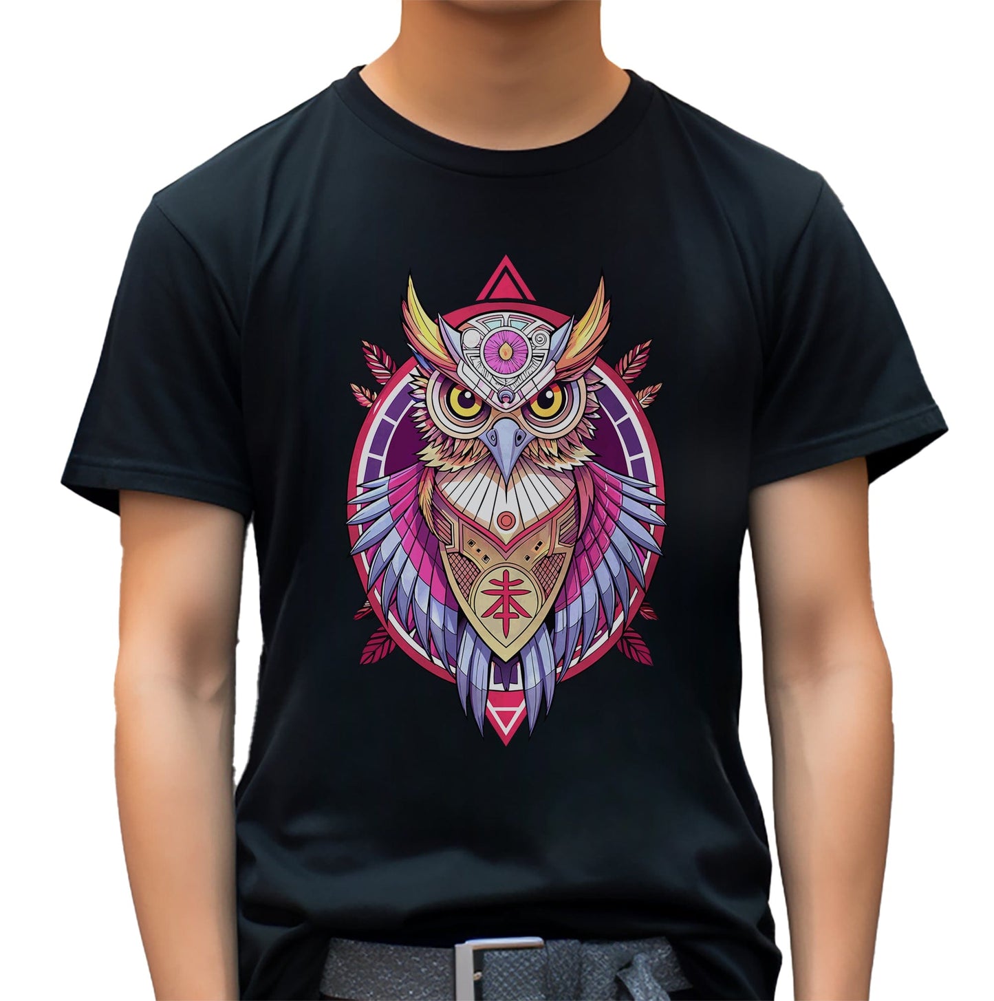 Japan Anime Owl T-Shirt