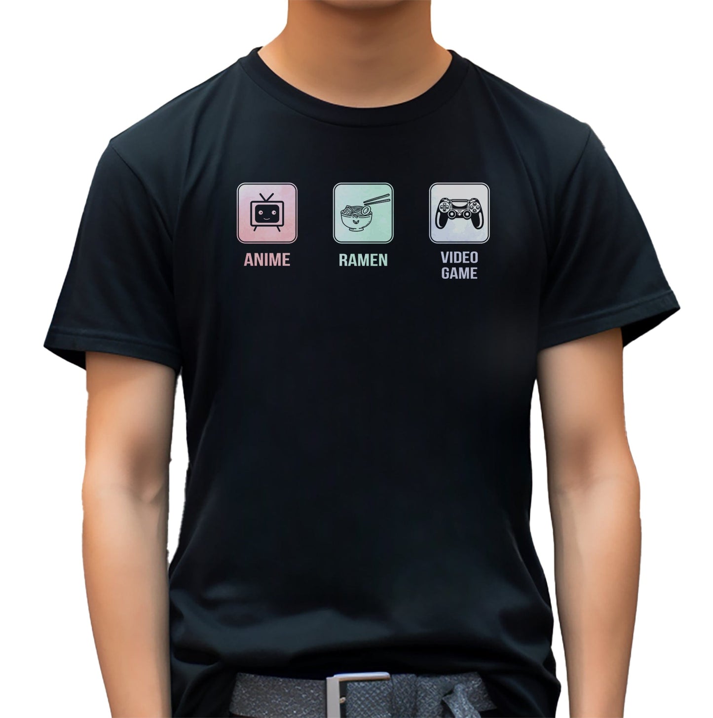 Anime Ramen Video Games T-Shirt -