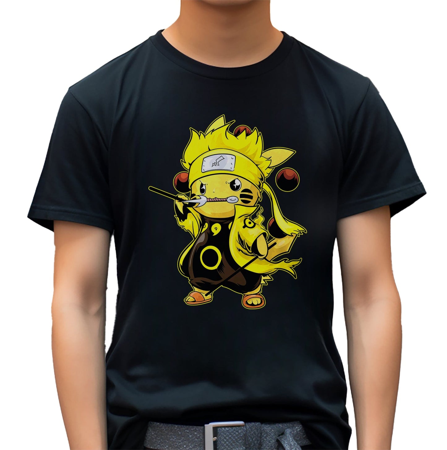Pikachu-Naruto Mashup T-shirt