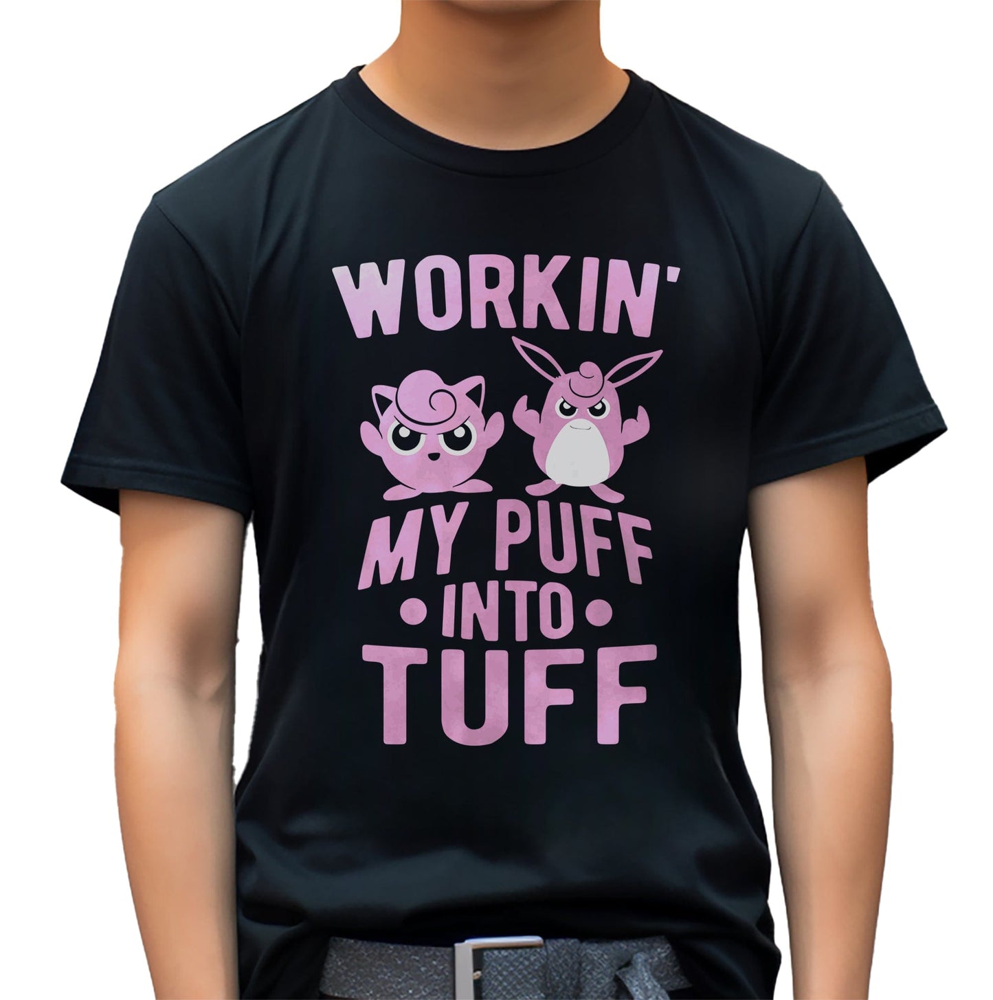 Working Puff into Tuff T-shirt