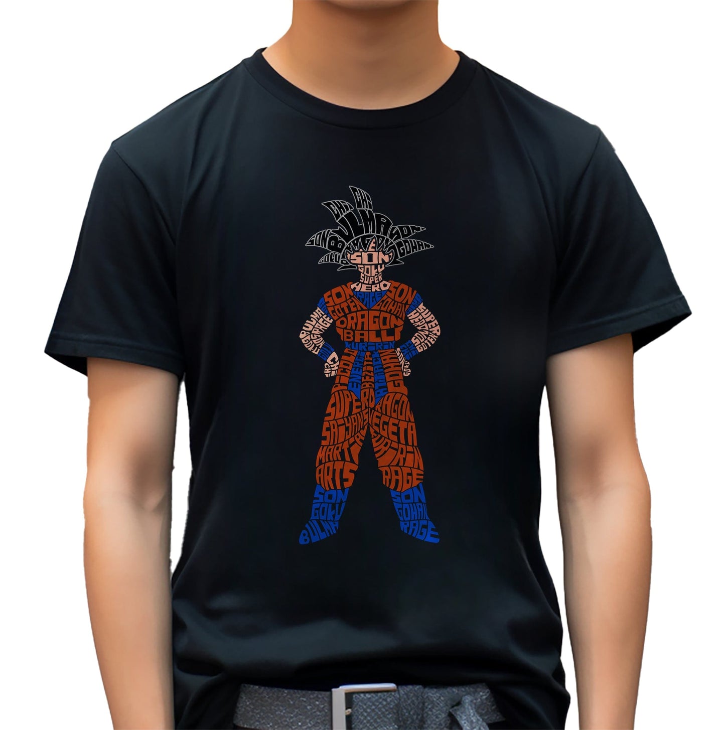 Goku Text T-Shirt