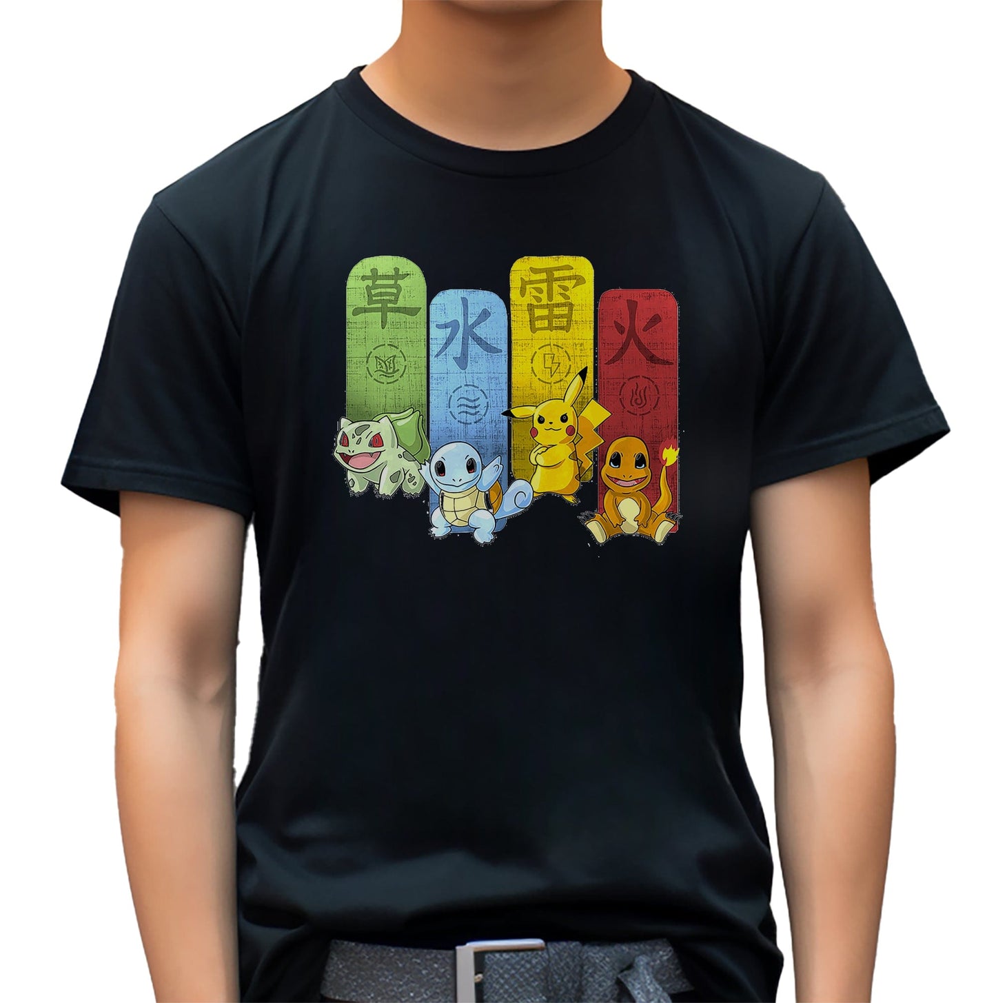 Pok√©mon-Kanji T-Shirt  Catch 'Em