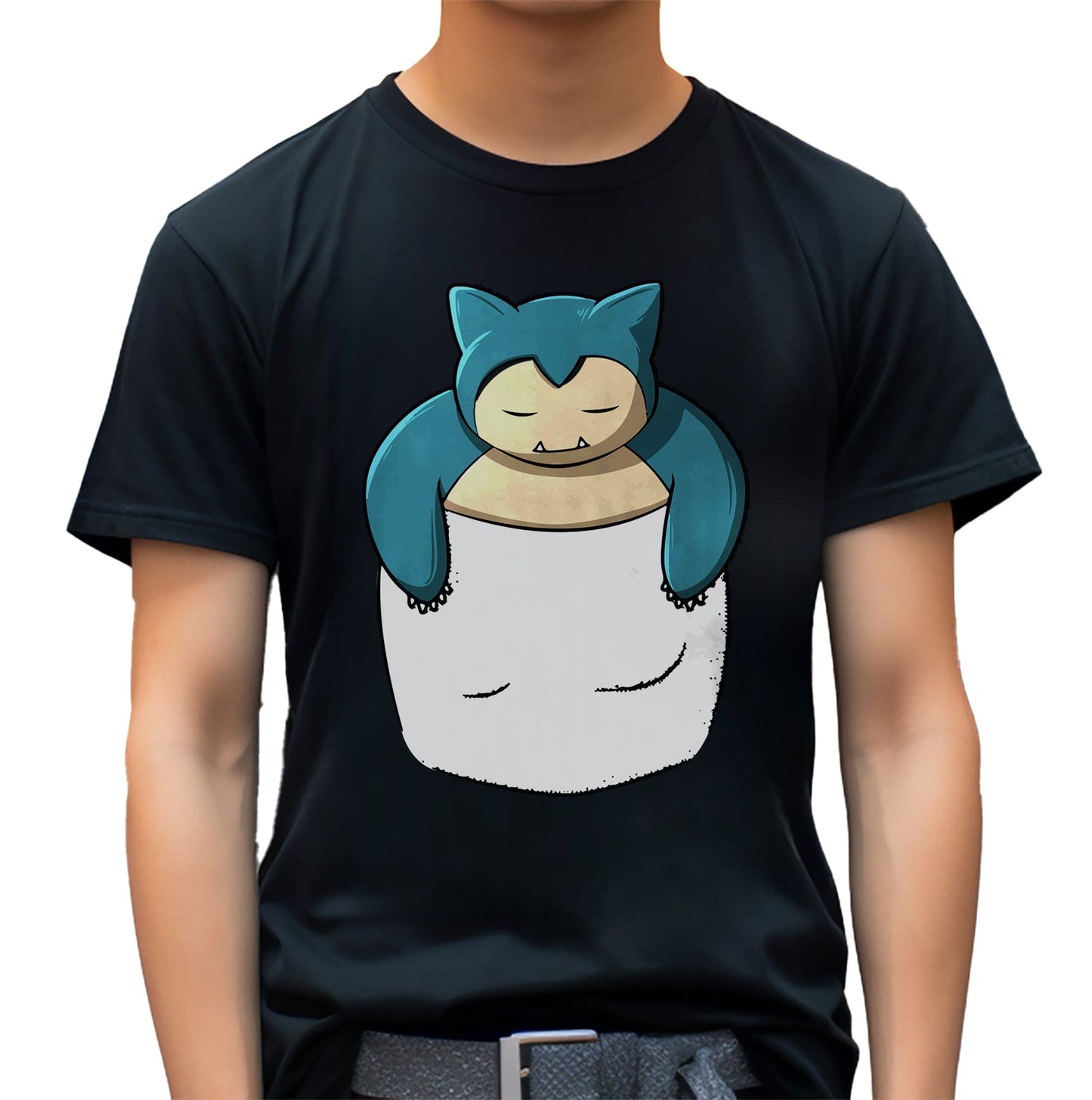 Snorlax Pocket T-Shirt