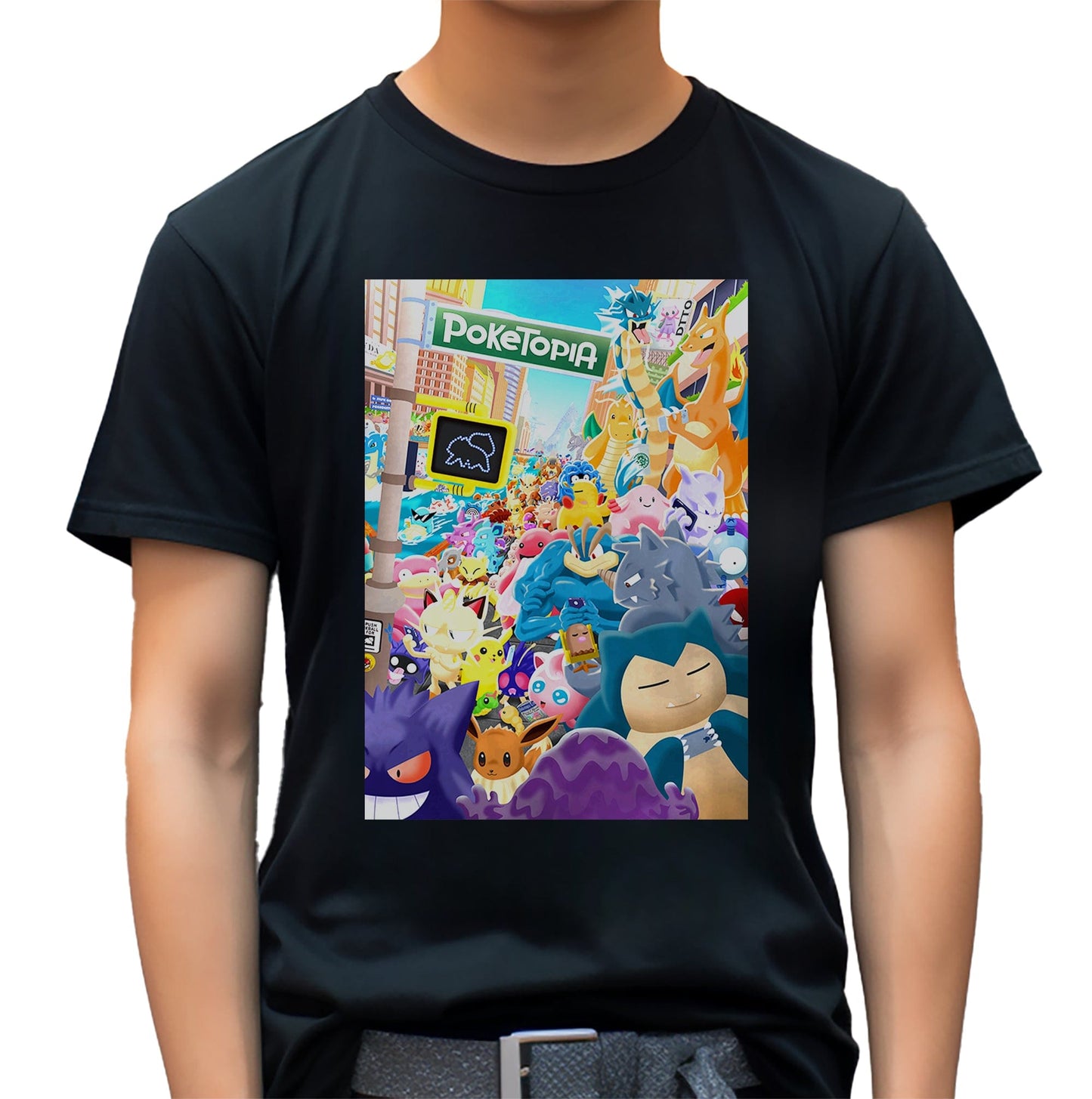 Poketopia T-Shirt Join the Cartoon