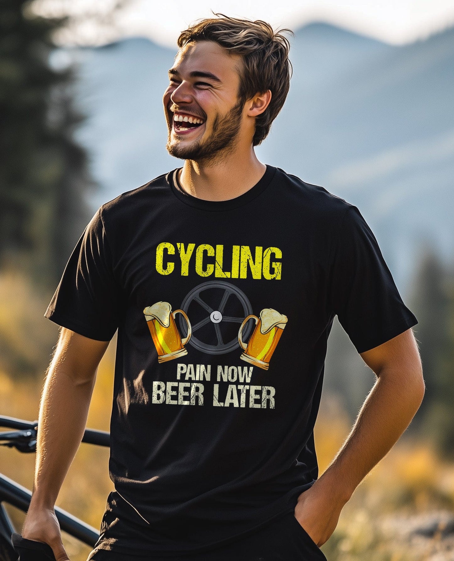 Cycling (288) T-shirt - Pedal