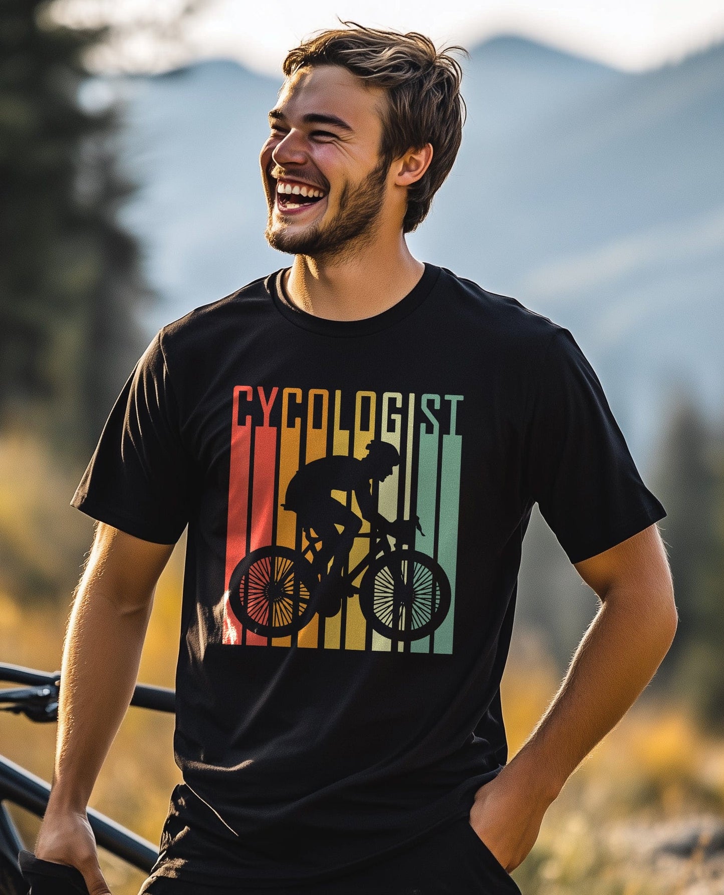 Cycling (239) T-Shirt - Pedal Power