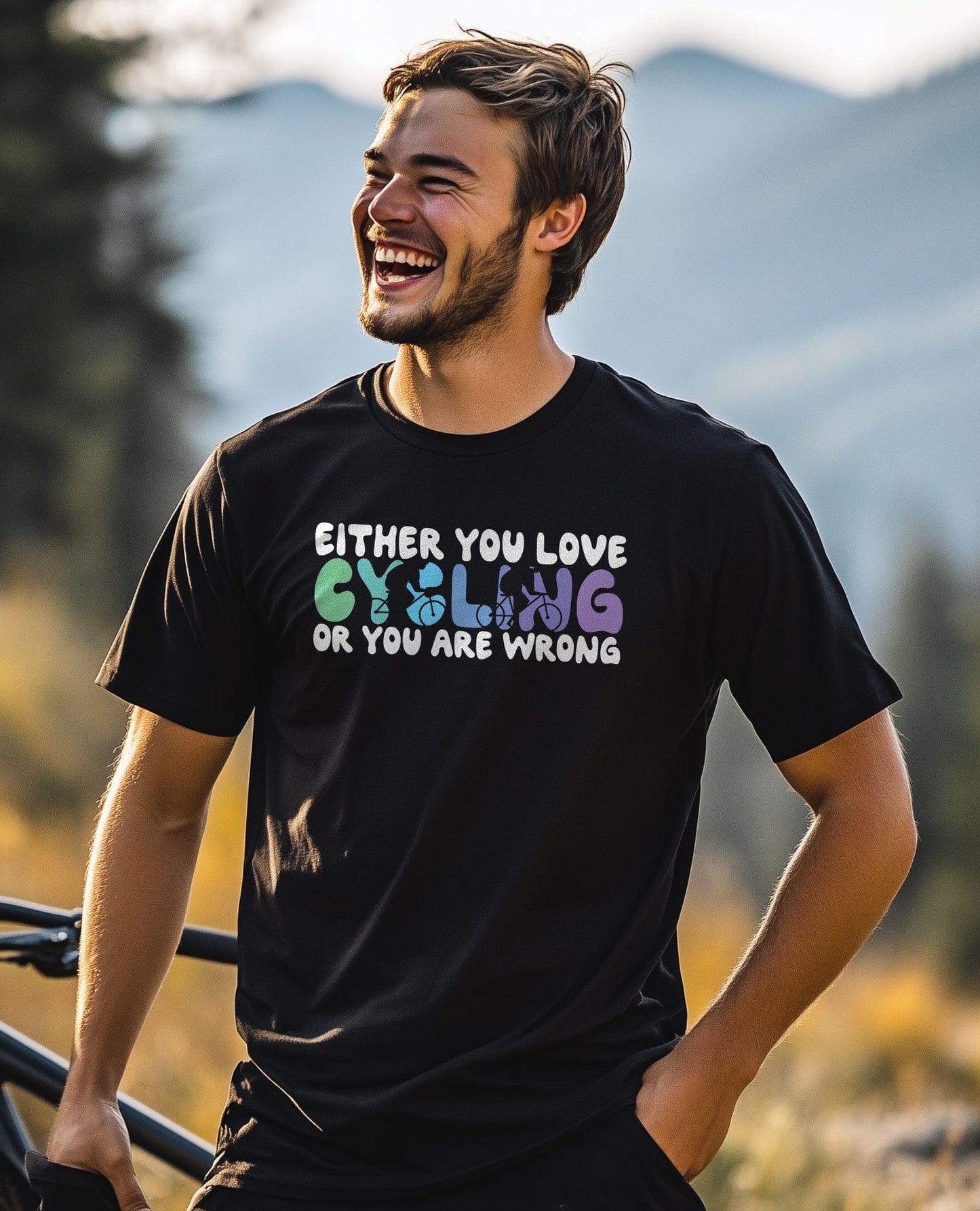 Cycling (265) T-shirt - Love Cycling