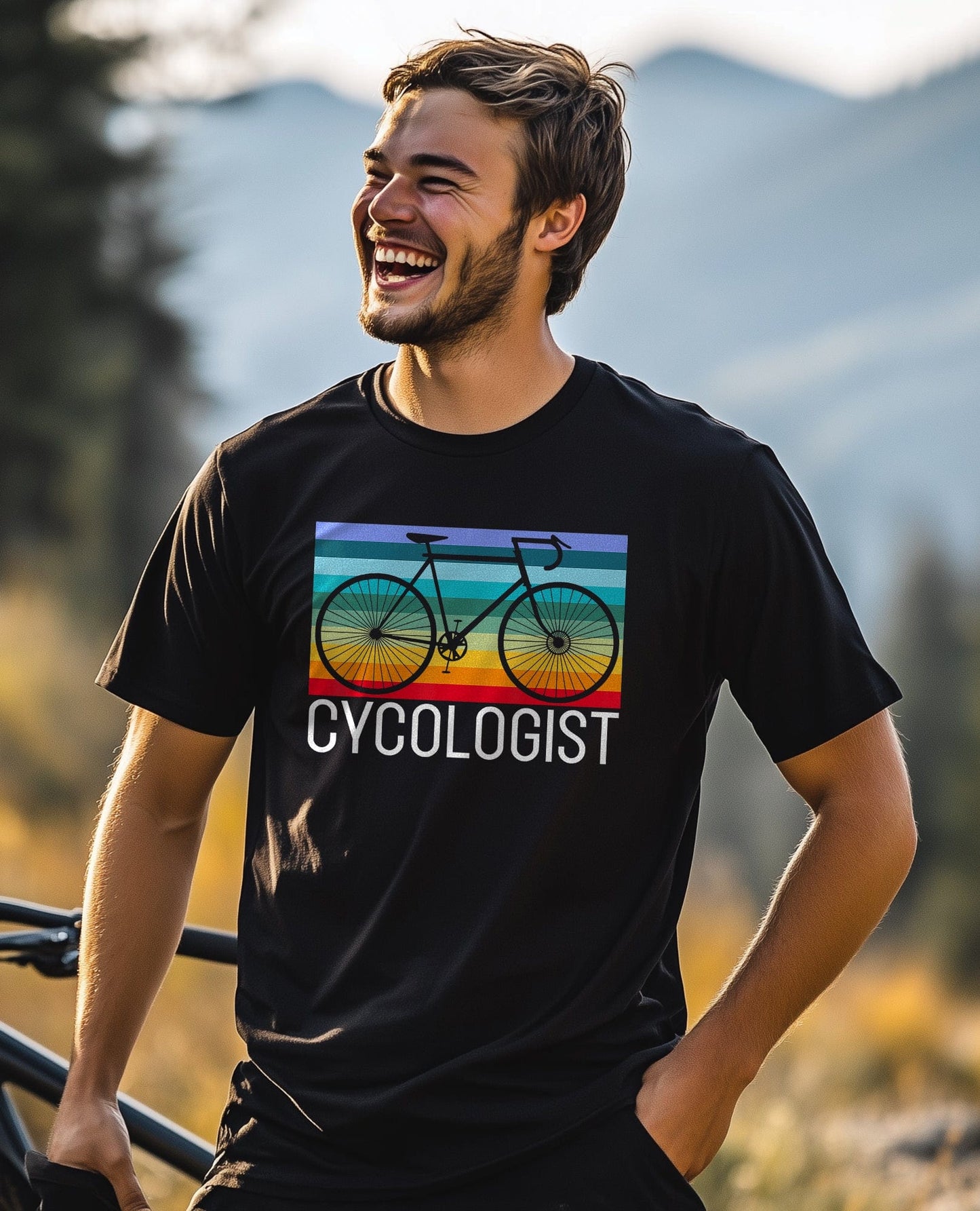 Cycling (233) T-Shirt - Funny