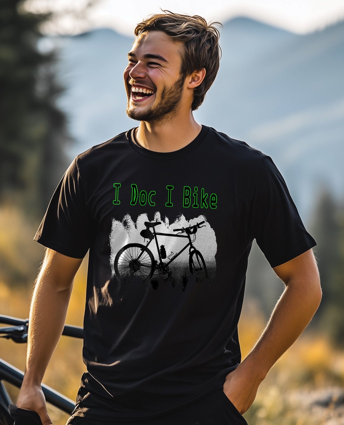 Cycling (253) T-Shirt - Ride with