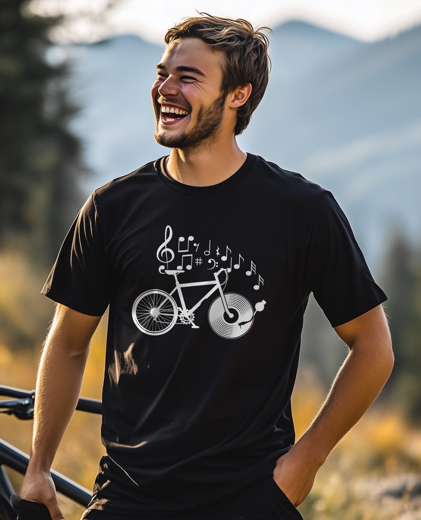 Music And Cycling T-Shirt