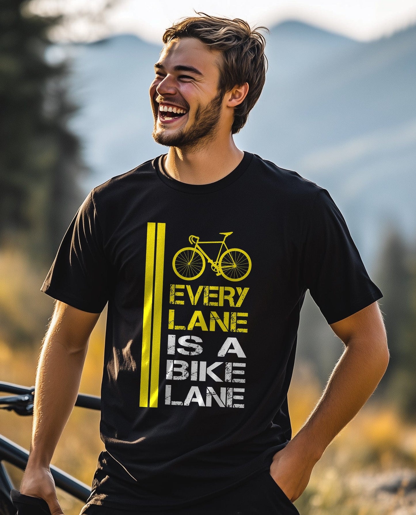 Cycling (285) T-shirt - Every Lane