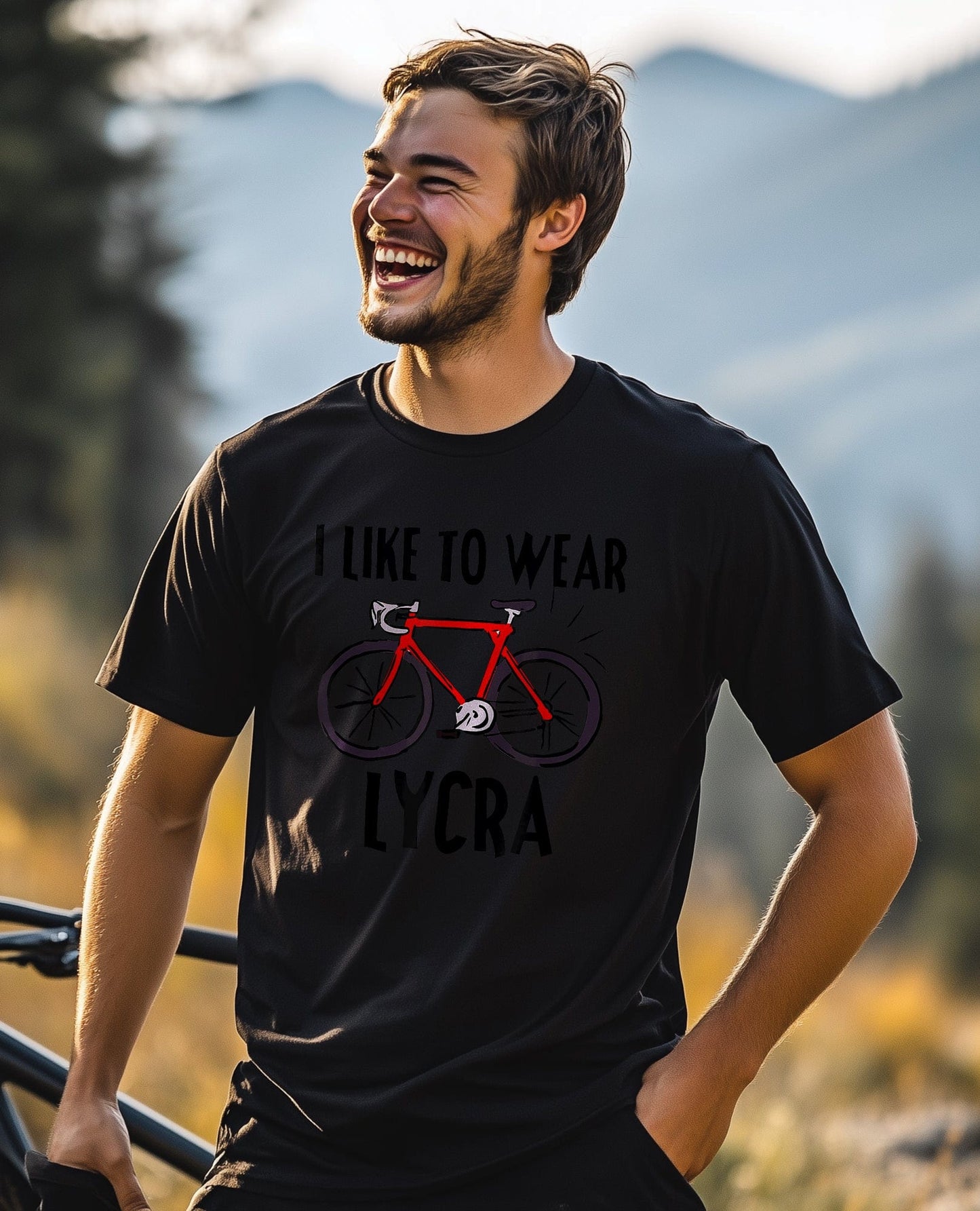 Cycling (305) T-shirt I Like To Wear Lycra
