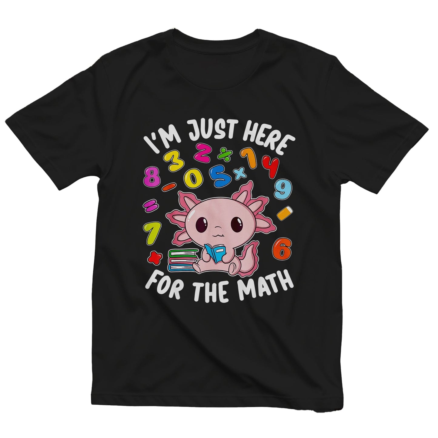 Axolotl Number Day Math Kids Tee