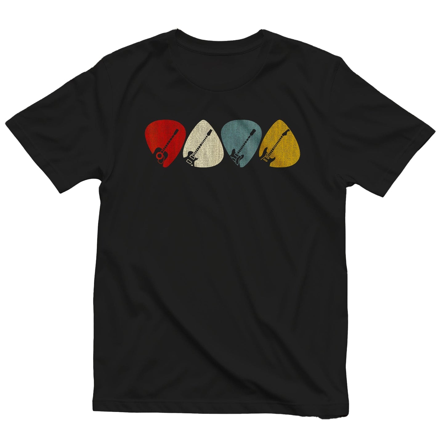 Strummin' Good Times: Guitar Pick T-shirt