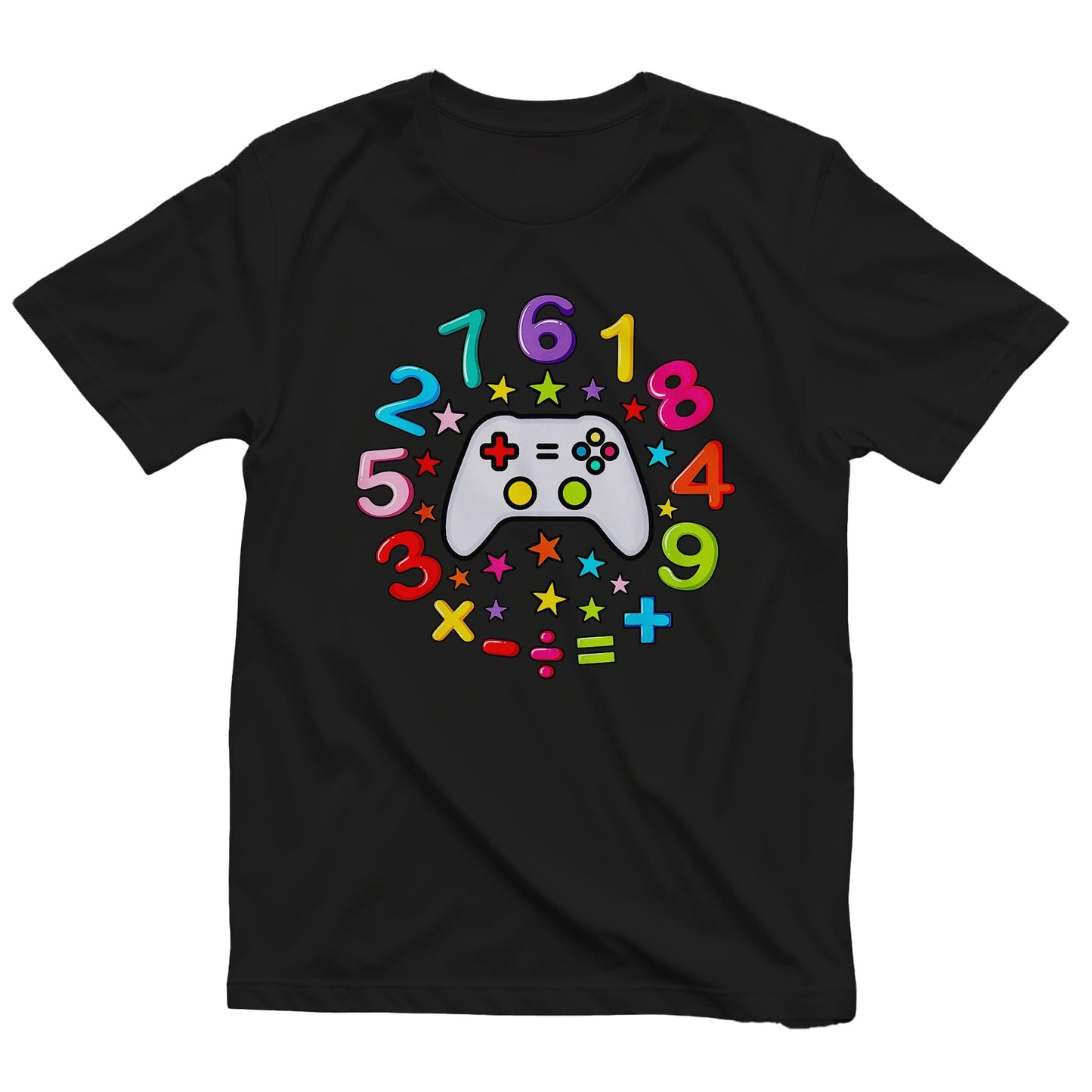 Gamer Number Day Math Kids Tee