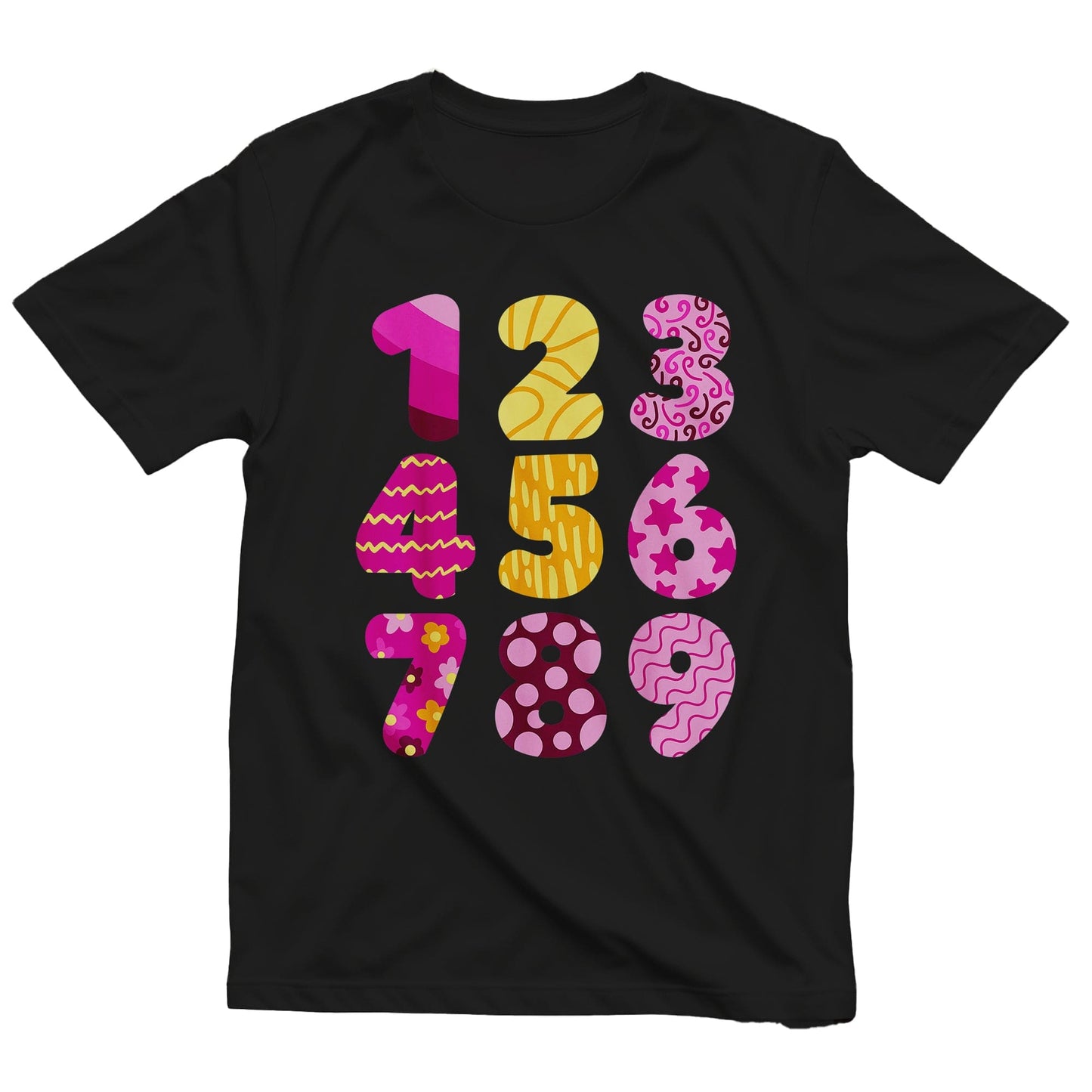 Funky Number Math Day Kids Tee