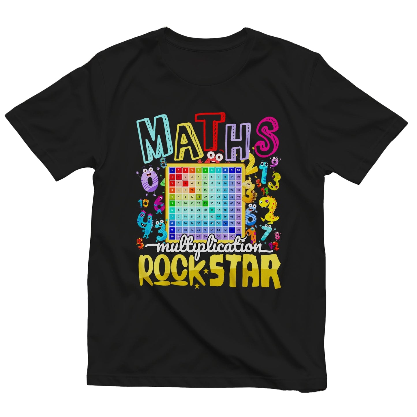 Math Rockstar Number Day Kids Tee