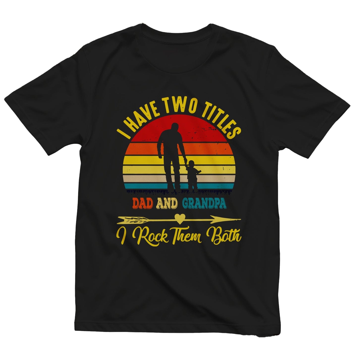 Dad-Grandad-Rock-1 Funny T-shirt: