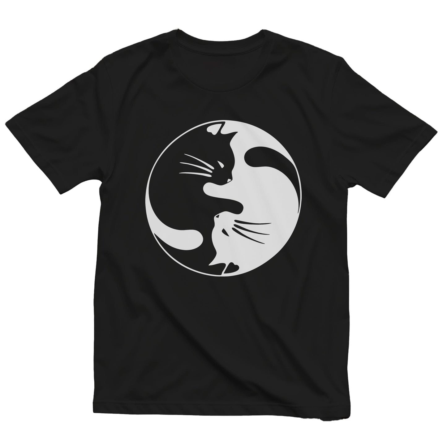 Yin Yang Cats 4 t-shirt - Purr-fectly