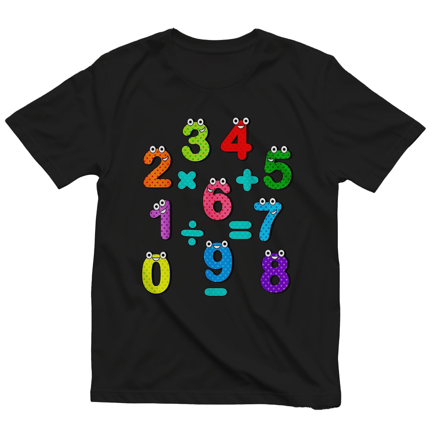 Happy Numbers Math Day Kids Tee