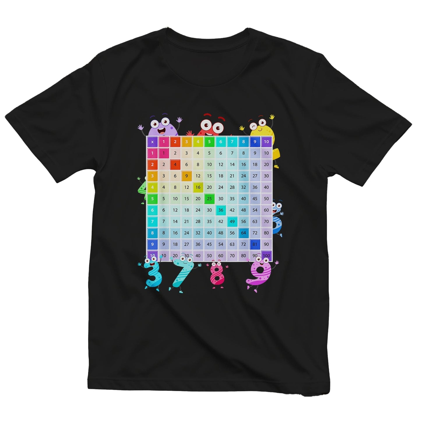 Number Table Math Day Kids Tee