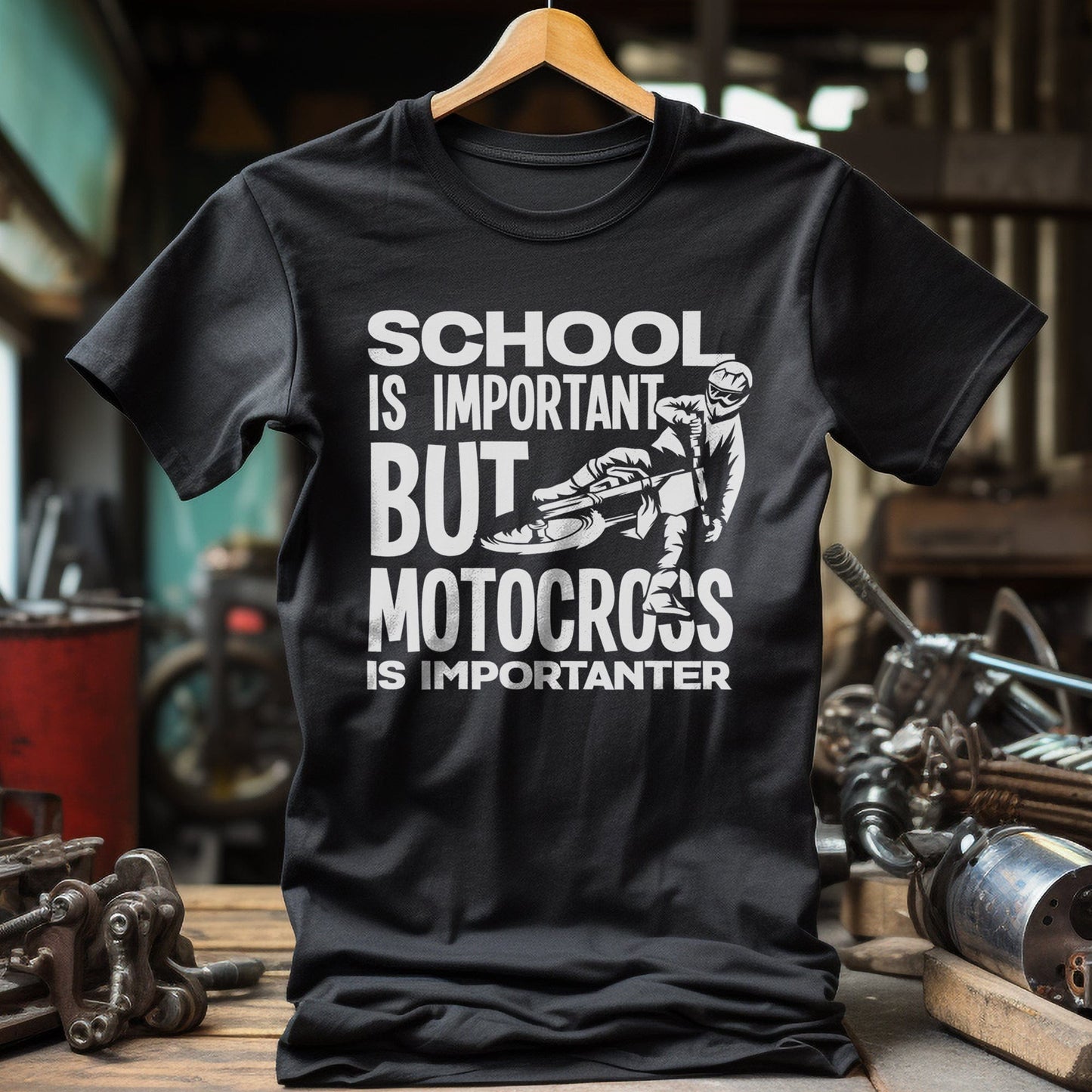 Motocross Over Math T-Shirt
