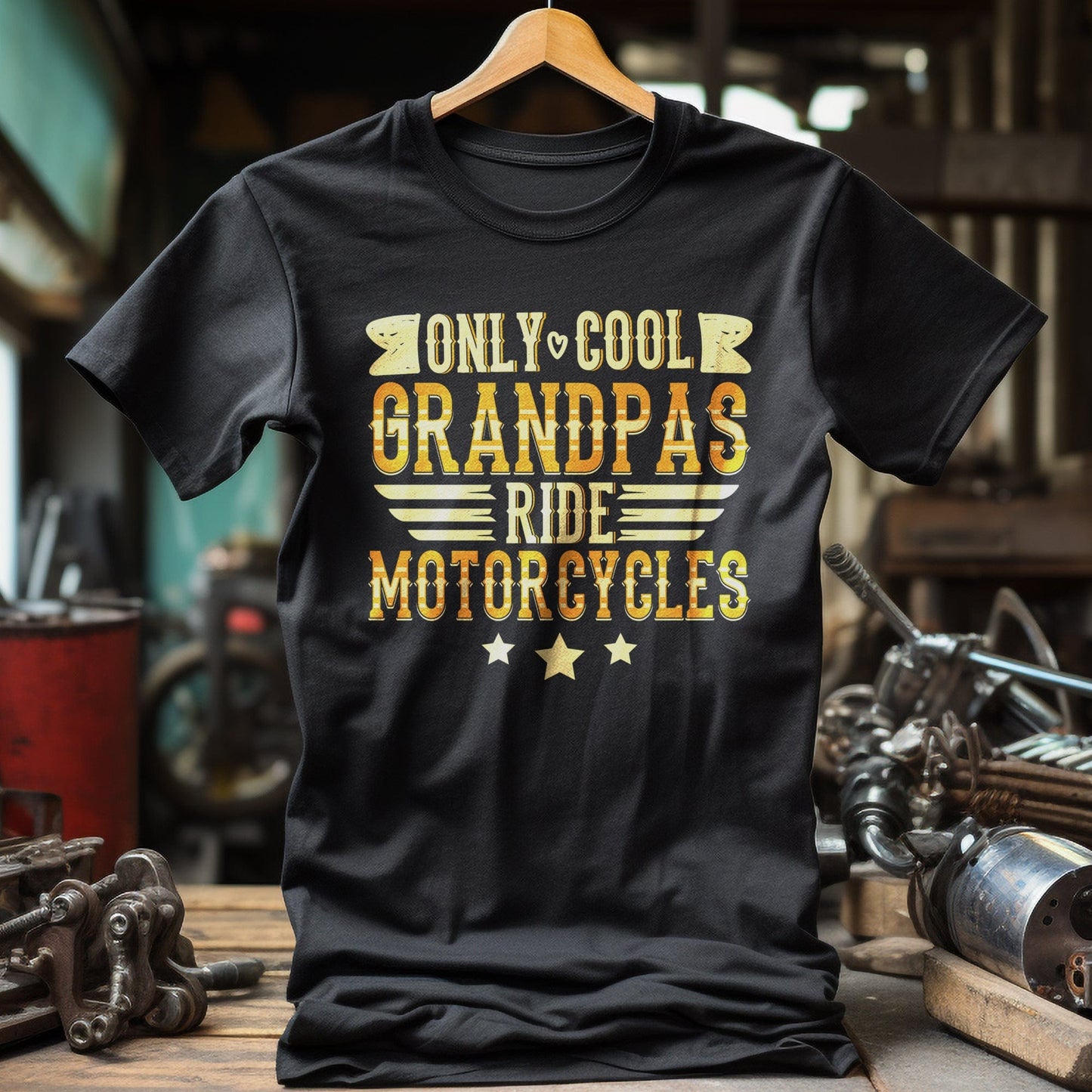 Cool Grandpas Motorcycle T-shirt -