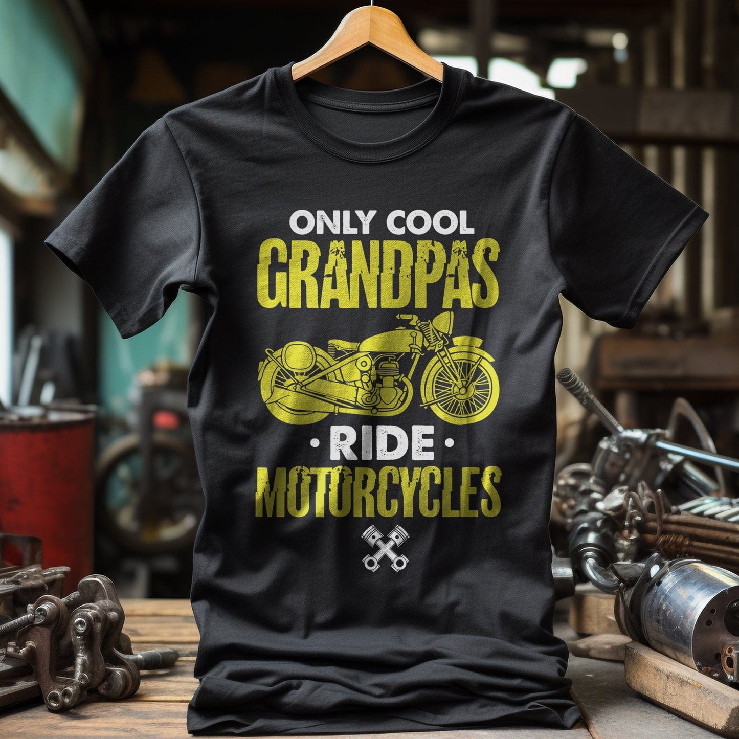 Cool Grandpas Ride Motorcycles T-Shirt
