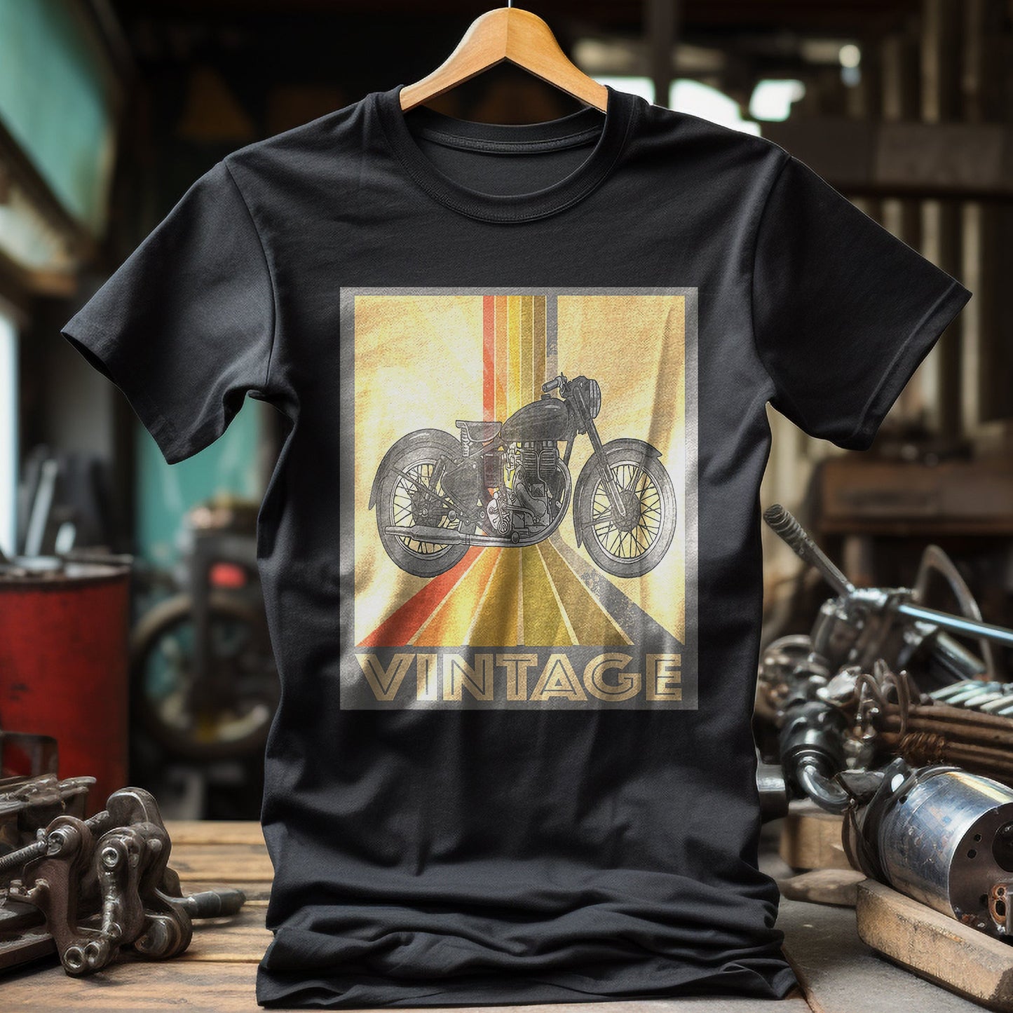 Vintage Motorcycling Shirt - Retro T-Shirt