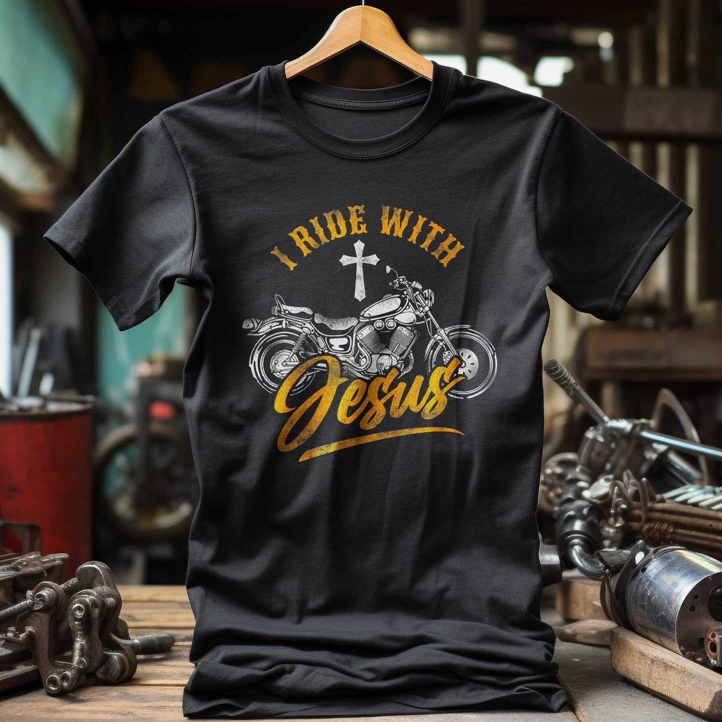 Christian Motorcycle Biker T-Shirt -