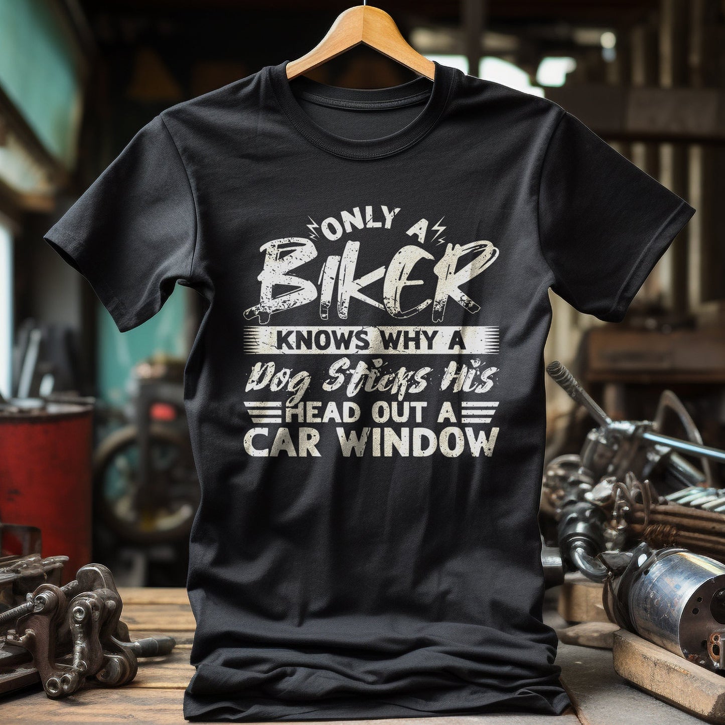 Only A Biker T-Shirt - Hilariously