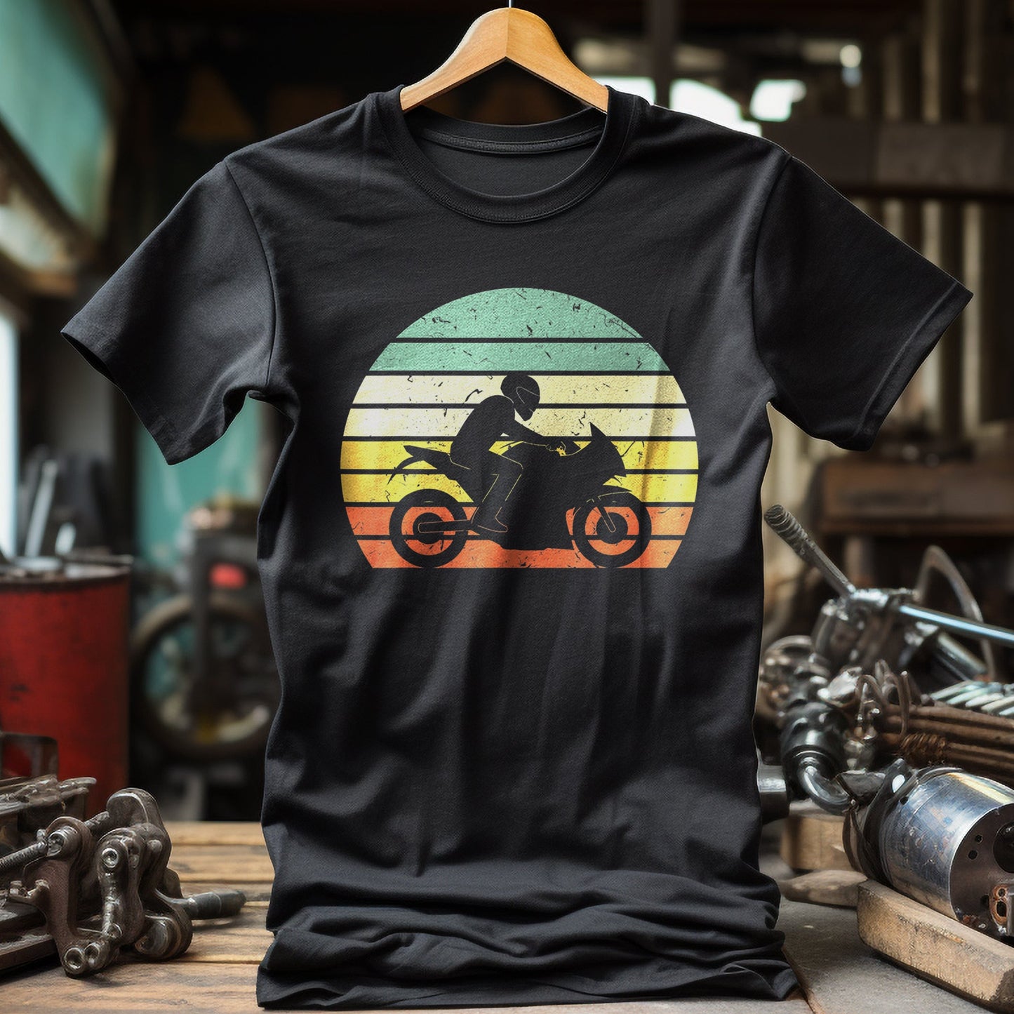 Vintage Bike Vibes T-Shirt - Retro