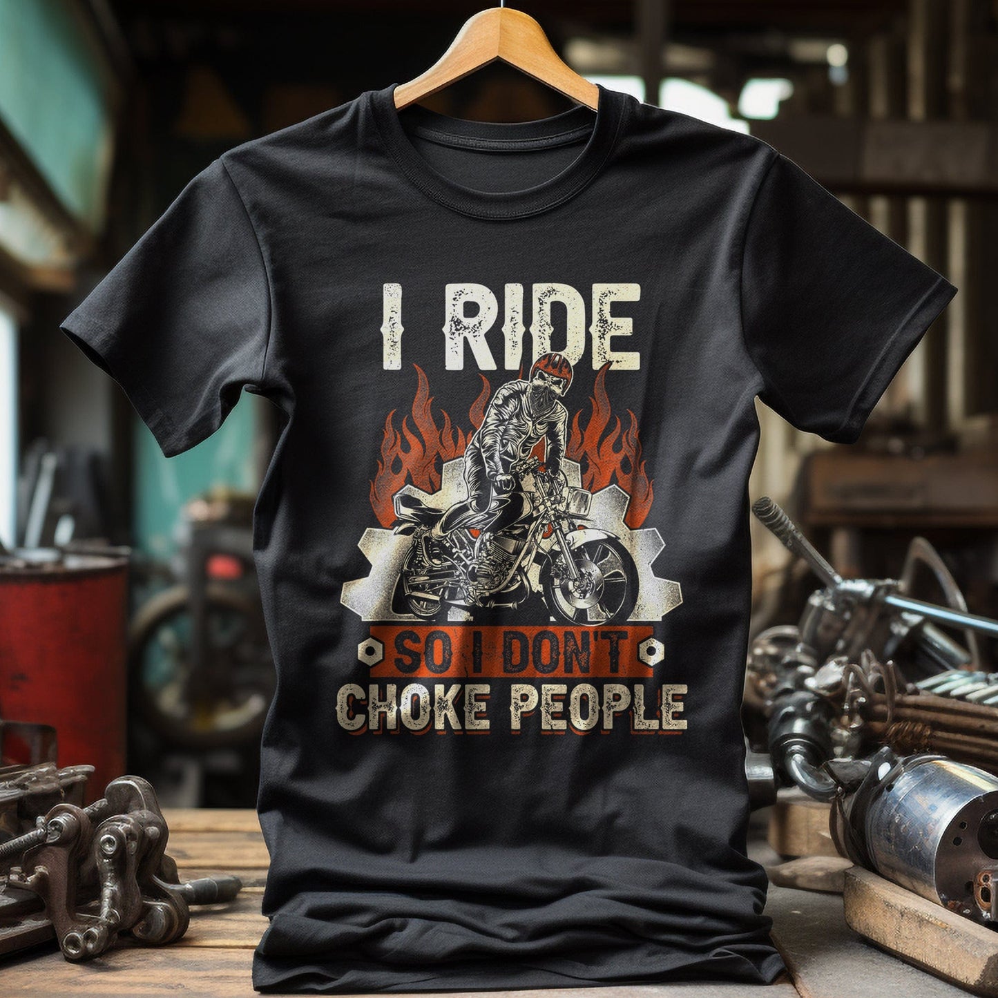 I Ride So I Dont Choke People T-Shirt