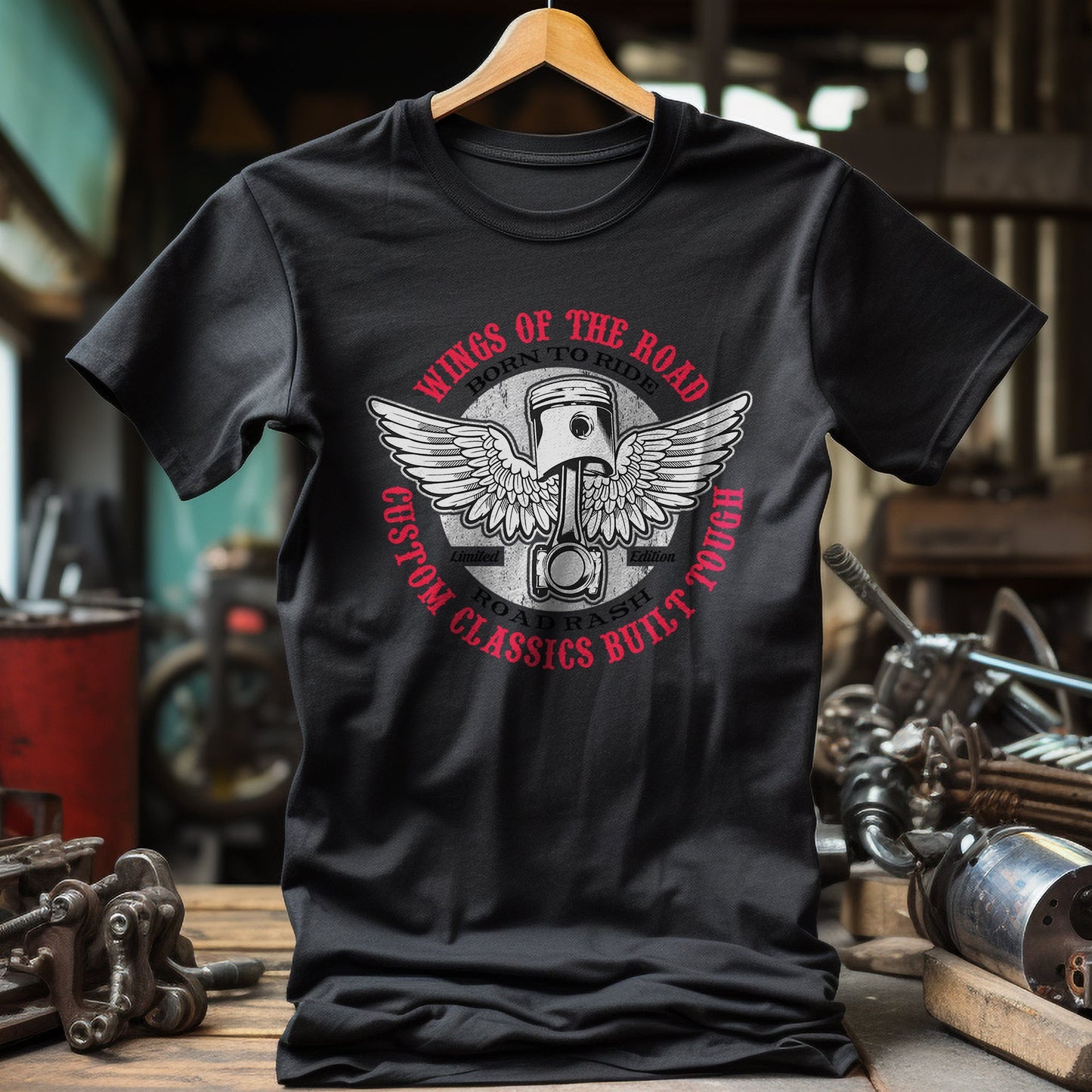 Wings of the Road T-Shirt - Spread