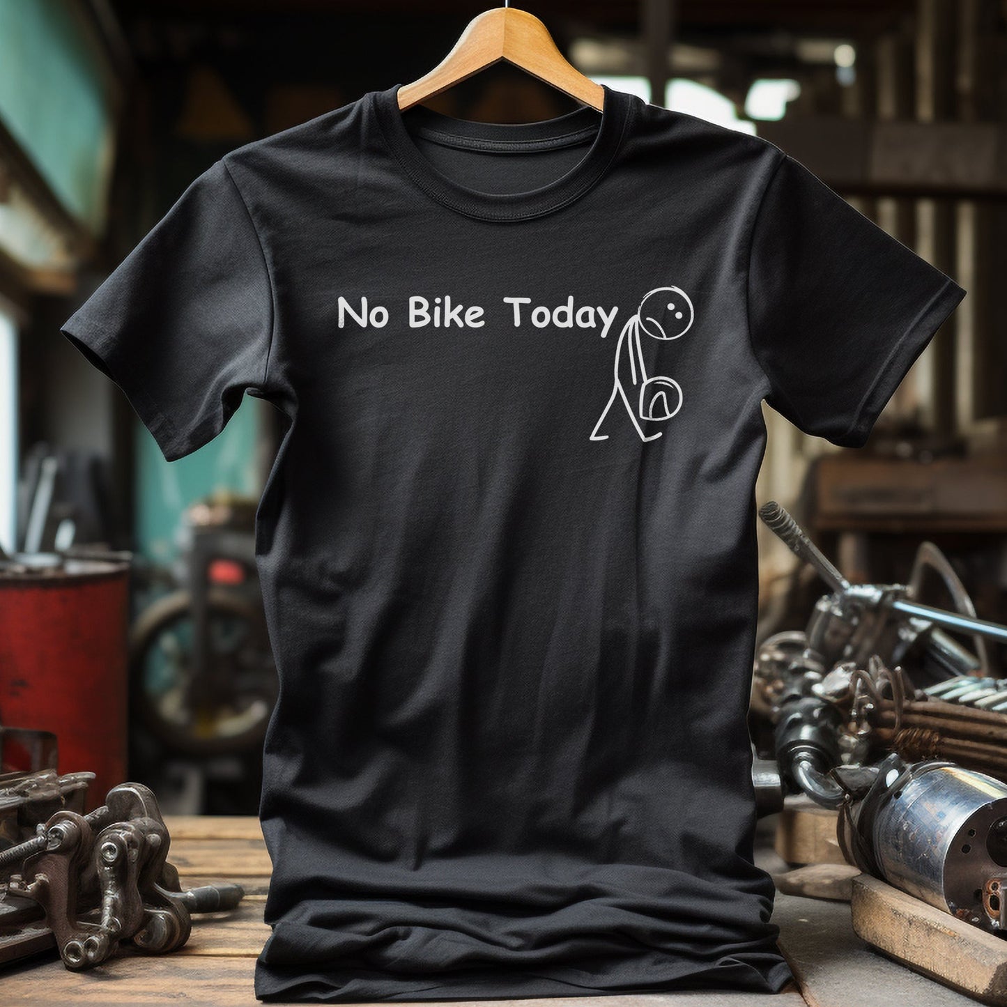 Sad Biker 2 T Shirt