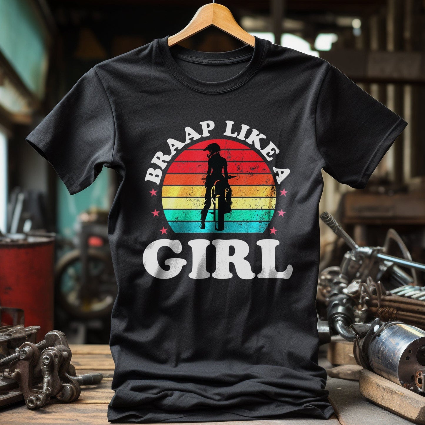 Braap Like A Girl T-shirt - Fun and