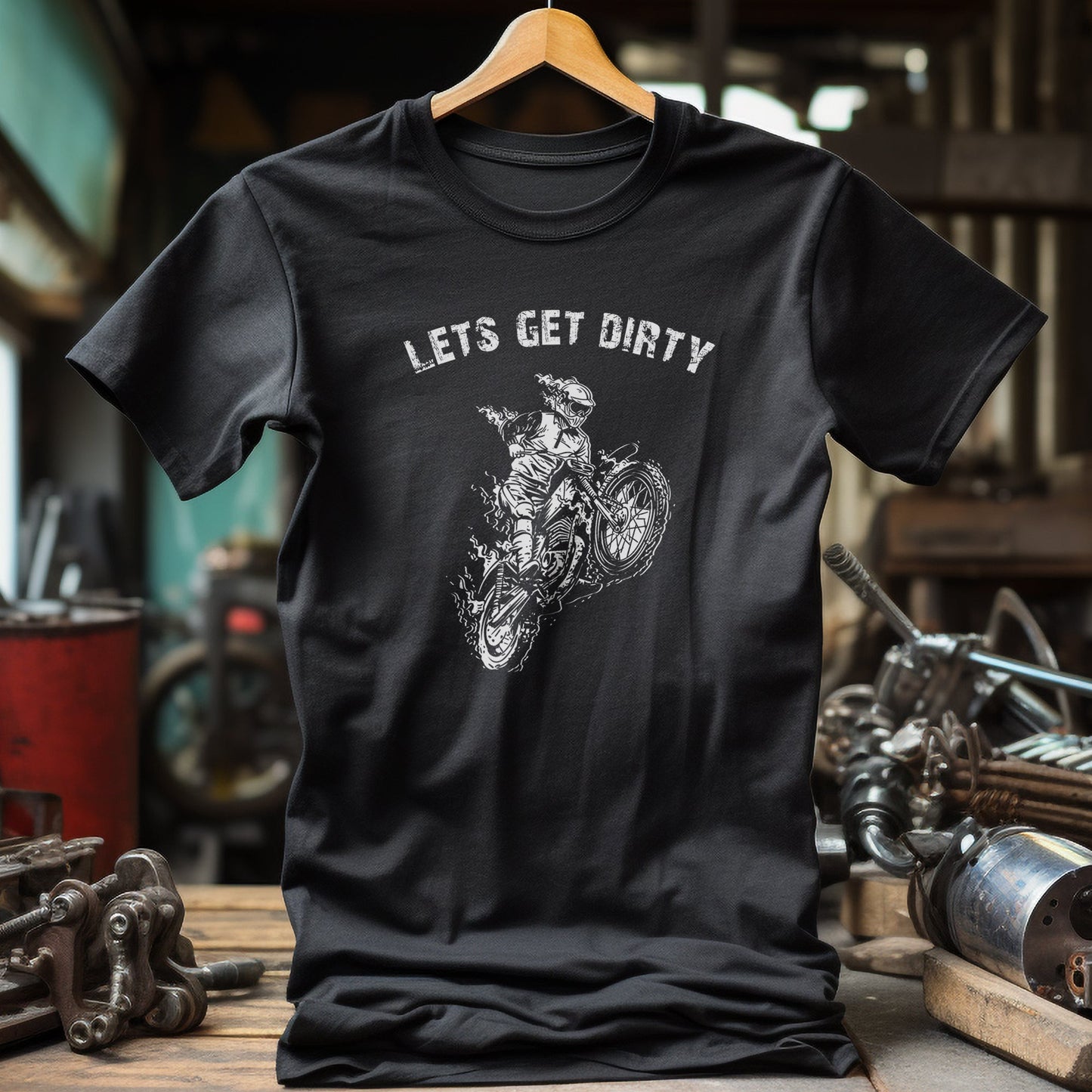 Let's Get Dirty Motocross T-Shirt -