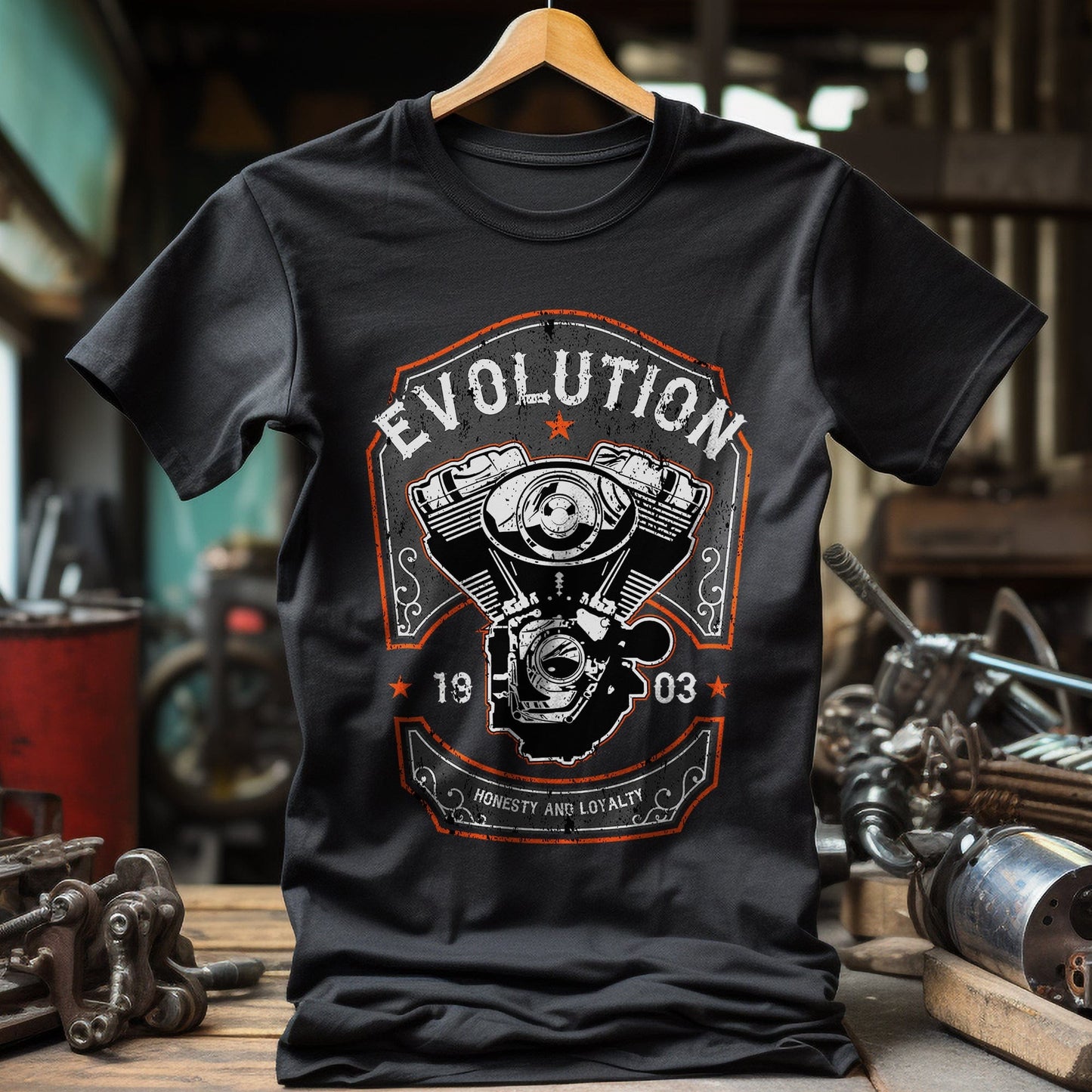 Evolution T-Shirt: From Caveman to