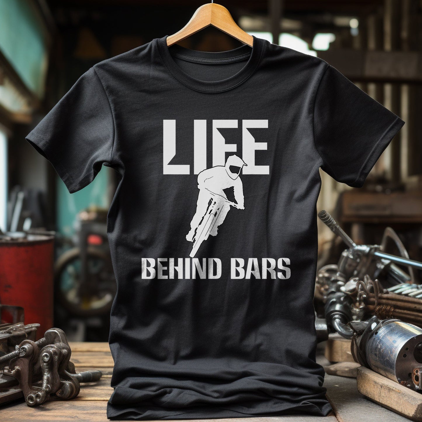 Life Behind Bars MTB T-Shirt - Funny